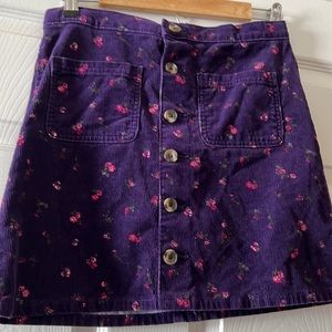 The Children’s Place Floral Purple Girl’s Skirt Size 14